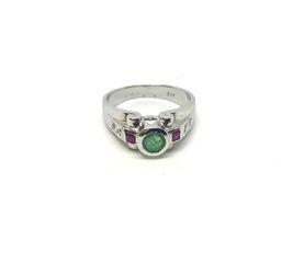 Δαχτυλιδι 18k με Σμαράγδι-thumb-9