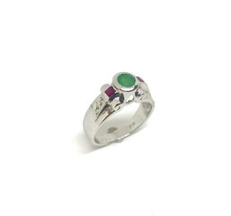 Δαχτυλιδι 18k με Σμαράγδι-thumb-13