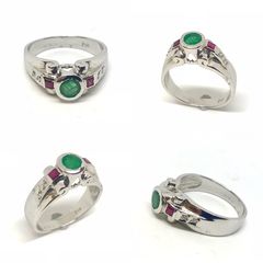 Δαχτυλιδι 18k με Σμαράγδι-thumb-17