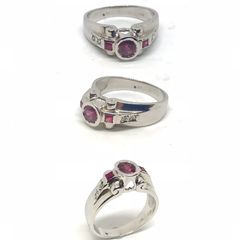 Δαχτυλιδι 18k με Ρουμπινια-thumb-1
