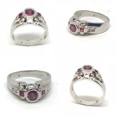 Δαχτυλιδι 18k με Ρουμπινια-thumb-2