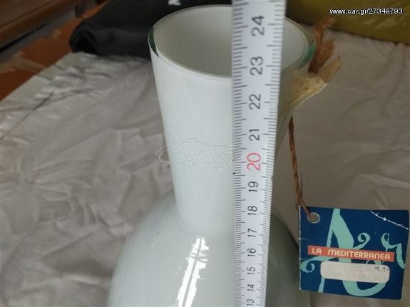 Γυάλινη καράφα 24cm + γυάλινο βάζω 17,5cm-thumb-3