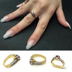 Δαχτυλιδι 18k με Ρουμπίνι-thumb-19