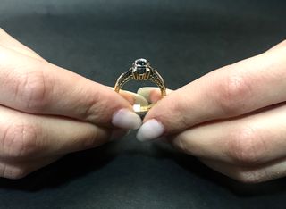 Δαχτυλιδι 18k με Ζαφειρι-thumb-3