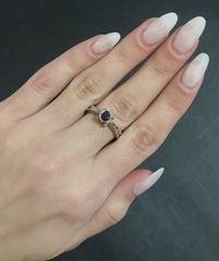 Δαχτυλιδι 18k με Ζαφειρι-thumb-5