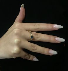 Δαχτυλιδι 18k με Ζαφειρι-thumb-8