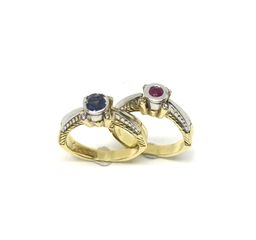 Δαχτυλιδι 18k με Ζαφειρι-thumb-14