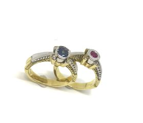 Δαχτυλιδι 18k με Ζαφειρι-thumb-15
