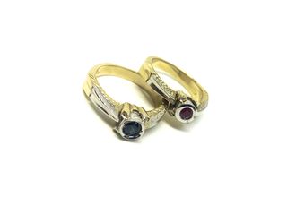 Δαχτυλιδι 18k με Ζαφειρι-thumb-18