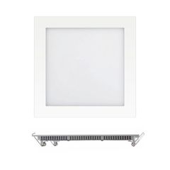 Spotlight LED SMD Slim panel 22.5x22.5 18W 180° 3000K (6207)