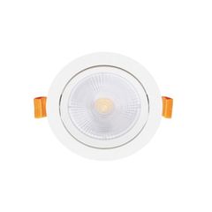 LED COB χωνευτό κινητό φωτιστικό οροφής 10W 24° 6000K (THEROB1060R)