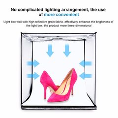 Φορητό στούντιο φωτογράφησης Soft Light Box LED All-in-One εύκολο στη χρήση-thumb-5