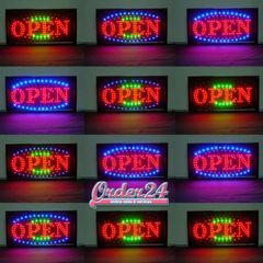 ΦΩΤΕΙΝΗ ΠΙΝΑΚΙΔΑ ΕΠΙΓΡΑΦΗ LED - OPEN --thumb-2