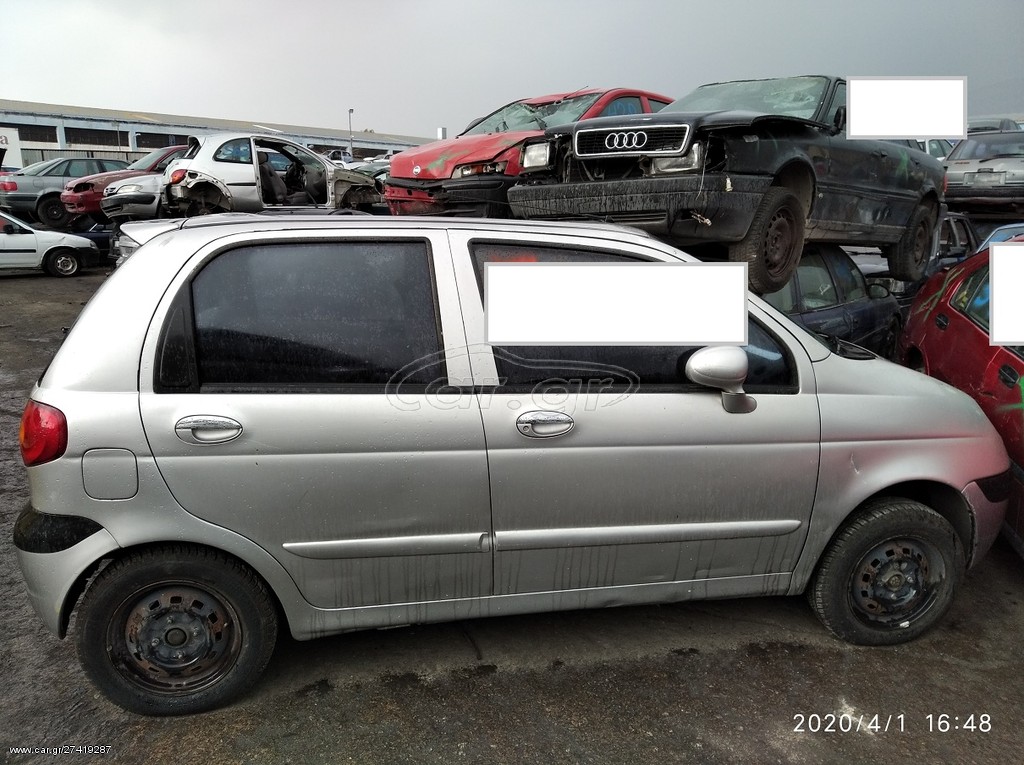 Daewoo matiz , 796cc , μοντελο του 2001 , με κωδικο κινητηρα F8CV