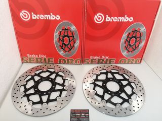 ΔΙΣΚΟΠΛΑΚΕΣ ΕΜΠΡΟΣ BREMBO SUZUKI GSX-R1300 HAYABUSA '99-'07 , GSX1400