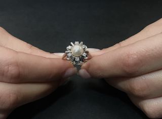 Δαχτυλιδι 18k με Μαργαριτάρι -thumb-2
