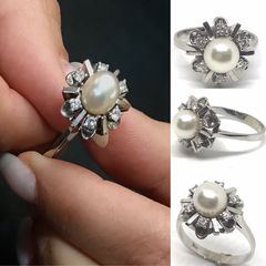 Δαχτυλιδι 18k με Μαργαριτάρι -thumb-21