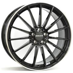 8,0X18 MONACO MC1 5/112 ET35 CH66,5-Gloss Black / Polished lip