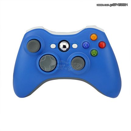 Wireless Gamepad Blue Ασύρματο Χειριστήριο Μπλε - Xbox 360 Controller