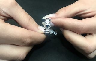 Δαχτυλιδι 18k με Ζαφείρι ROLEX-thumb-1