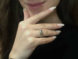 Δαχτυλιδι 18k με Ζαφείρι ROLEX-thumb-7