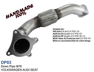 DOWN PIPE AUDI S3 QUATTRO 2.0 TFSI