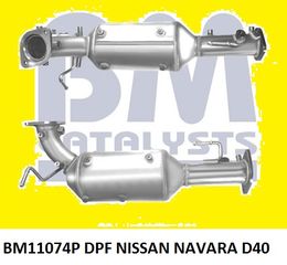 Φίλτρο σωματιδίων DPF NISSAN PATHFINDER + NAVARA D40 NP300  2.5cc dci  4WD   2005-      KARALOIZOS exhaust
