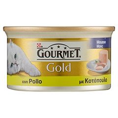 Υγρή Τροφή για Ενήλικες Γάτες Purina Gourmet Gold Μους  με Κοτόπουλο 85gr