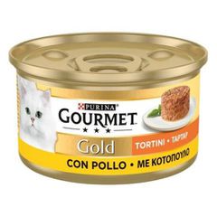 Υγρή Τροφή για Ενήλικες Γάτες Purina Gourmet Gold Ταρτάρ με Κοτόπουλο 85gr