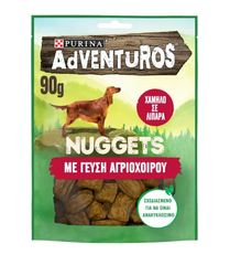 Λιχουδιές Purina Adventuros Nuggets με Αγριόχοιρο, 90gr