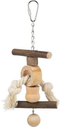 Ξύλινο Κρεμαστό Παιχνίδι Trixie με Χάντρα & Σχοινί Διαστάσεων:20cm-thumb-1