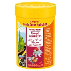 Τροφές για Χρυσόψαρα Sera Goldy Color Spirulina 100ml