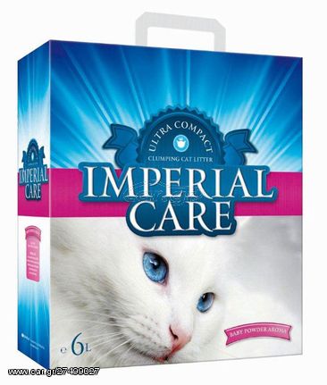 Άμμος Imperial Care Clumping - με Άρωμα Baby Powder 6Lt