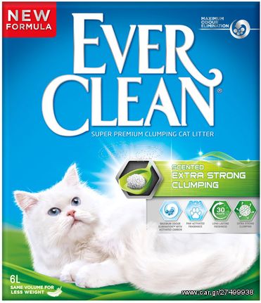 Άμμος Ever Clean Extra Strong Clumping Cat Litter  Αρωματική Scented 6Lt