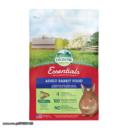 Πλήρης Τροφή Oxbow  Adult Rabbit 2,28kgr