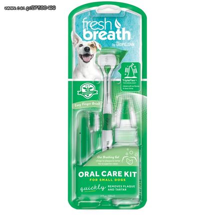 Tropiclean Fresh Breath Brushes & Toys  Oral Care Kit Στοματικής Υγιεινής Small