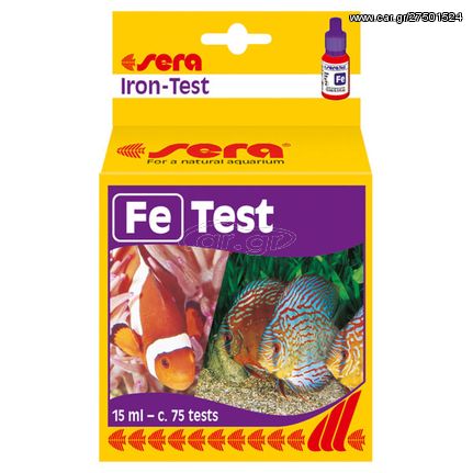 Test Ενυδρείου Sera - Iron Test 15 Ml