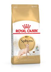 Ξηρά Τροφή Royal Canin Sphynx Adult Ειδικά Σχεδιασμένη Κροκέτα Προσαρμοσμένη στη Σιαγόνα της Γάτας Φυλής Sphynx - 2Kg