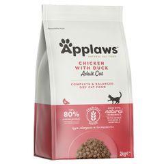 Ξηρά Τροφή Applaws με Κοτόπουλο & Πάπια Adult Cat Chicken & Duck (Grain Free) 7.5kg