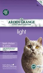 Ξηρά Τροφή Arden Grange Adult Light με Φρέσκο Κοτόπουλο & Πατάτα Adult Light Fresh Chicken & Potato (Grain Free)  8 kgr