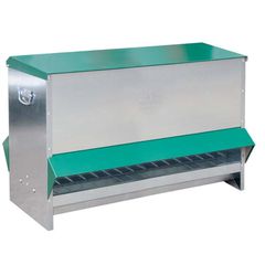 Γαλβανιζέ Μεταλλική Ταΐστρα για Πέρδικες Copele Εξωτερικού Χώρου με Καπάκι - Large, Χωρητικότητας: 104L/72Kg, Διαστάσεων: 101X46X52cm