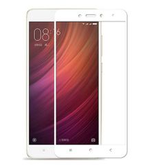 3D Tempered Glass Full Cover & Full Glue για Xiaomi Redmi Note 4/4x - Λευκό