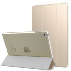 Θήκη iPad Trifold Smart View και πίσω TPU για iPad Mini 2/3/4 - Χρυσό