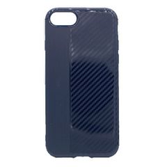 Θήκη σιλικόνης Carbon Fiber για iPhone 6/6s - Μπλε Σκούρο