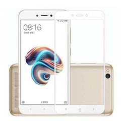 3D Tempered Glass Full Cover & Full Glue για Xiaomi Redmi 5A - Λευκό