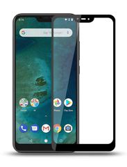 3D Tempered Glass Full Cover & Full Glue για Xiaomi Mi A2 Lite - Μαύρο