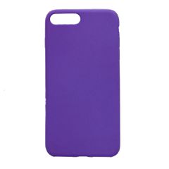 Θήκη σιλικόνης TPU Ultra Slim 0.3mm soft υφή mat για iPhone 7 Plus / 8 Plus - Μωβ