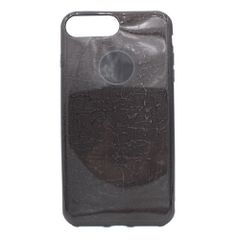 Θήκη TPU με αποσπώμενο ανάγλυφο σχέδιο για iPhone 7 Plus / 8 Plus - Μαύρο