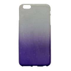 Θήκη σιλικόνης με ανάγλυφο σχέδιο για iPhone 6/6S Plus - Μωβ