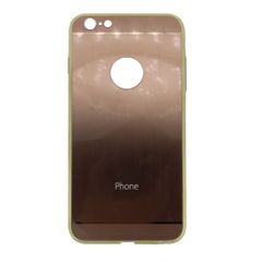 Θήκη σιλικόνη με πλάτη καθρέφτη για iPhone 6/6S Plus - Ροζ Χρυσό